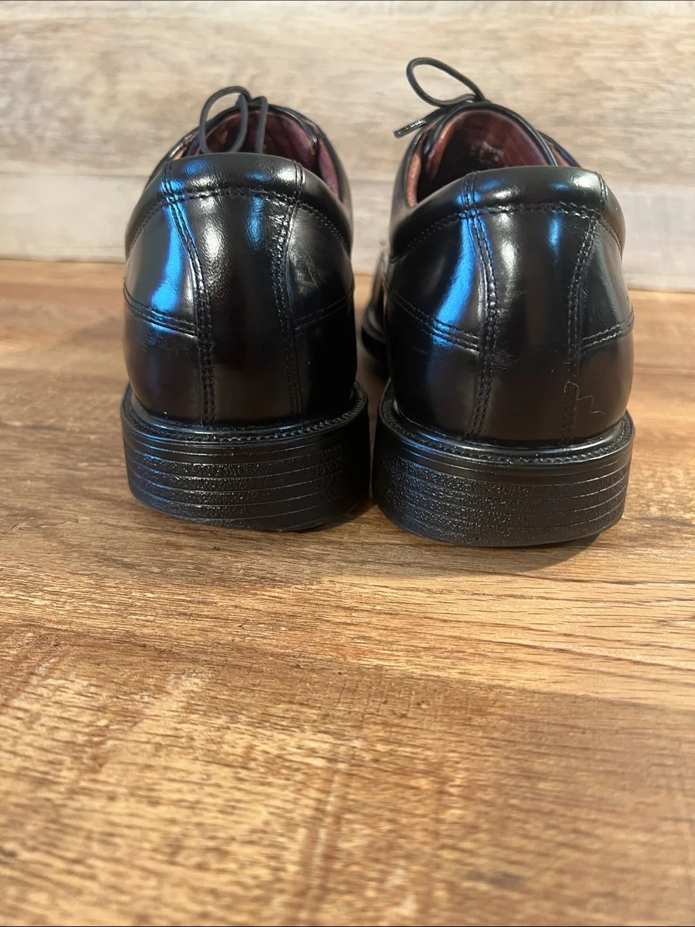Rockport Waterproof Black Leather Lace-Up Oxford Dress Shoes Dynamic Suspension